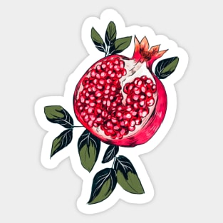 Pomegranate Sticker